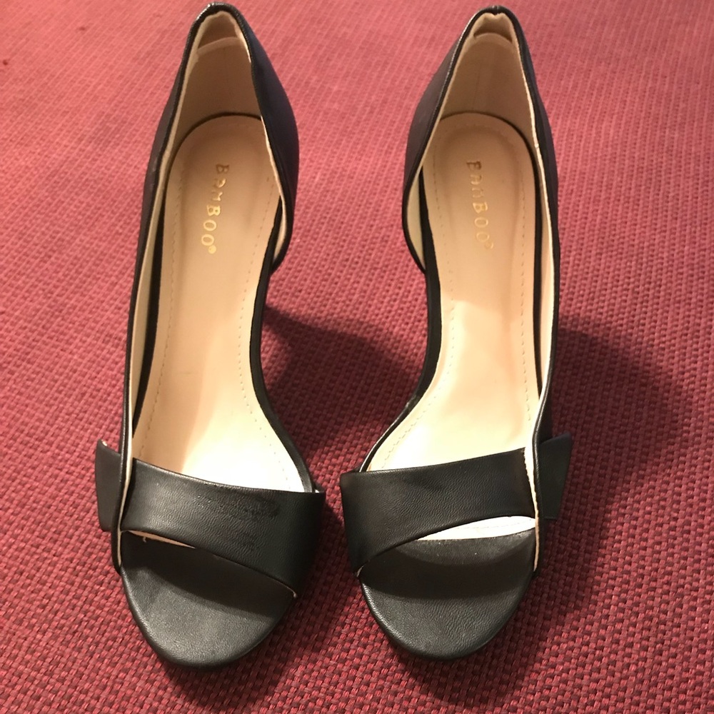 Black Bamboo heels